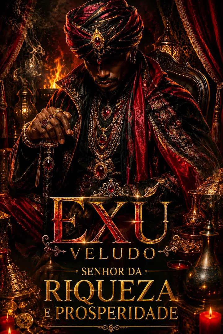 Altar com velas em ritual de abertura de caminhos