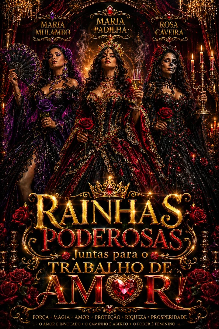 Arte ritualística relacionada ao trabalho espiritual Rainhas Poderosas